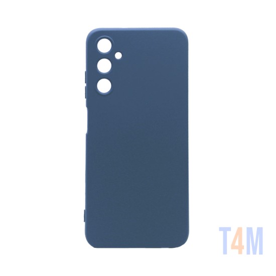 Capa de Silicone com Moldura de Câmera para Samsung Galaxy A05S Azul Escuro